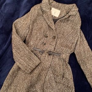 NWOT Ci Sono Brown/White Trench Coat